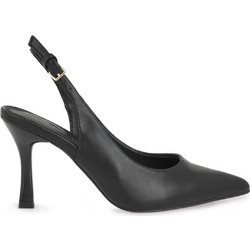 Seven Γόβες Slingback με Λεπτό Ψηλό Τακούνι Μαύρες X47009005-001