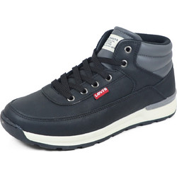 Levi's Ascot Παιδικά Μποτάκια Μαύρα με Κορδόνια VASC0133S-0003