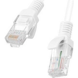 Lanberg U/UTP Cat.6 Καλώδιο Δικτύου Ethernet 2m White