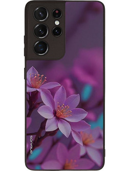 Sonique Sunset in Eden Series Back Cover Sakura Bloom (Samsung Galaxy S21 Ultra)