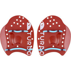 Turbo Professional Hand Paddles Classic Flat Χεράκια Κολύμβησης - M TURBO red