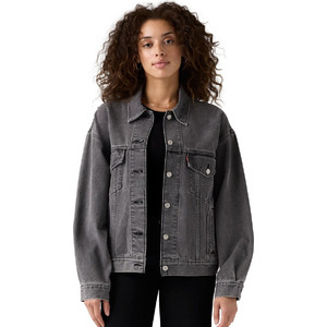 Levi's 90's Γυναικείο Μπουφάν Τζιν Κοντό Ανθρακί A1743-0000 Levi's 90's Γυναικείο Μπουφάν Τζιν Κοντό Ανθρακί A1743-0000