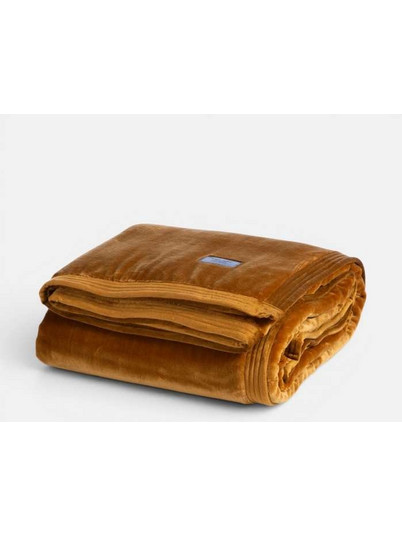 ΚΟΥΒΕΡΤΑ VELOUR ΥΠΕΡΔΙΠΛΗ (VELOSSO CAMEL) - NEF NEF 230x240 VELOSSO CAMEL / 100% ΠΟΛΥΕΣΤΕΡ