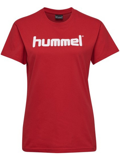 HUMMEL Stylish Fitted Tee With A Printed Front Logo 203518-3062, Μέγεθος XS, Χρώμα ΚΟΚΚΙΝΟ