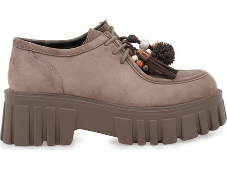 EXE LACE-UP SHOES X119R7233547 - ΠΟΥΡΟ ΚΑΣΤΟΡΙ