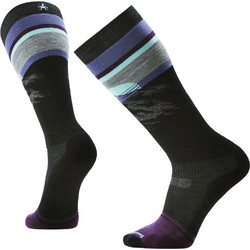 Smartwool - Snowboard Mountain Sunrise Over The Calf Socks Black