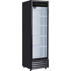 Karni YRI-1024 Ψυγείο βιτρίνα φαρμακείου 0C / +15C Μονόπορτο μαύρο 360Lt 578x605x1980mm (Εξουσιοδοτημένο Service)