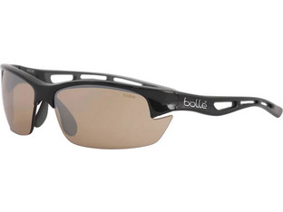 Bolle 11781 Ανδρικά Γυαλιά Ηλίου Μάσκα Κοκάλινα Μαύρα με Καφέ Φακό