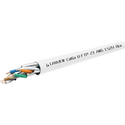 Lanview U/FTP Cat.6a Καλώδιο Δικτύου Ethernet 305m White LVN122432