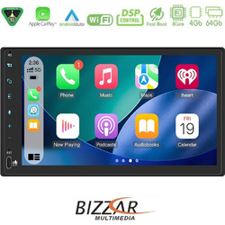 Bizzar U-BZ-CA68-PRO Ηχοσύστημα Αυτοκινήτου 2DIN Android 15 με Οθόνη 6.9" & GPS