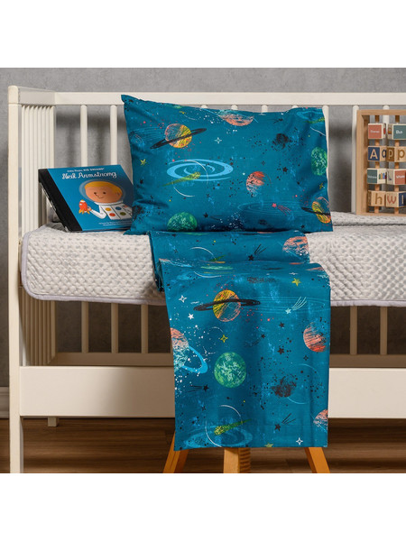 ΠΑΠΛΩΜΑΤΟΘΗΚΗ ΚΟΥΝΙΑΣ INTERSTELLAR PETROL BABY LINE (110X160) MELINEN 110Χ160