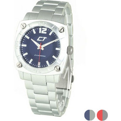 Chronotech Ανδρικό Ρολόι με Ασημί Μεταλλικό Μπρασελέ CC7079M-03M