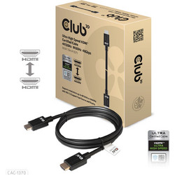 CLUB3D Καλώδιο HDMI 2.1 HDMI Male to HDMI Male 1.5m Black CAC-1370