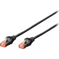 Digitus S/FTP Cat.6 Καλώδιο Δικτύου Ethernet 2m Black 10τμχ