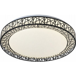 Spotlight Led Πλαφονιέρα 40W CCT O39 Μαύρη (3324)