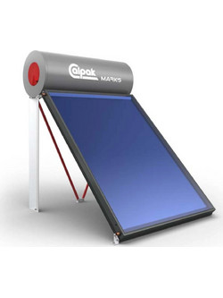 Calpak Mark 5 Ηλιακός Θερμοσίφωνας 160lt 2.1m² Glass Διπλής Ενέργειας