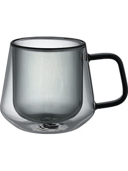 ESTIA ΚΟΥΠΑ YALO ΜΕ ΔΙΠΛΟ ΤΟΙΧΩΜΑ 400ml ΓΚΡΙ