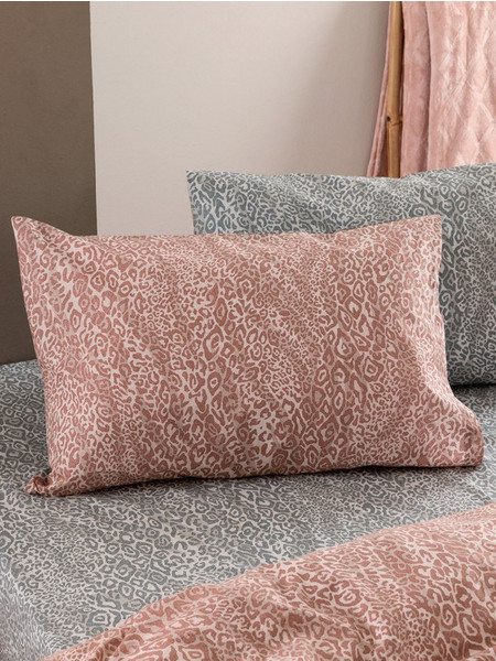 Palamaiki Ζεύγος Μαξιλαροθήκες Fashion Life 52x72 FL6309 Ροζ
