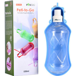 PETIGIO ΦΟΡΗΤΟ ΜΠΟΥΚΑΛΙ ΝΕΡΟΥ ΓΙΑ ΣΚΥΛΟΥΣ 520 ML ΜΠΛΕ