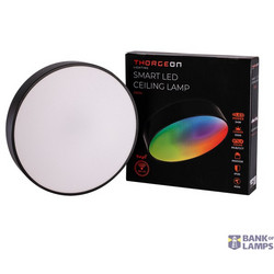 LED Ceiling Light 24W 3200Lm 2700-6500K IP20 RA80 Black