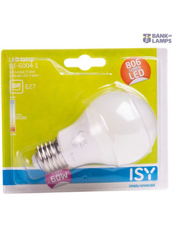 LED Bulb E27 9W A60 2700K 806lm FR