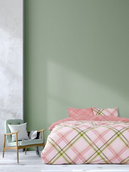 Κουβερλί Υπέρδιπλο - Cube Pink Υπέρδιπλο 220x240 Nima