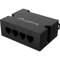 LANBERG DIN-GE4-BT-90W SWITCH 1XIN 3XOUT 1GB POE EXTENDER GIGABIT ETHERNET DIN RAIL BT 90W