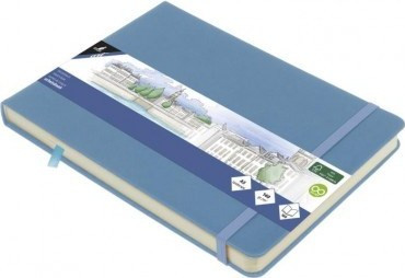 KANGARO SKETCHBOOK Α5 LANDSCAPE SKY BLUE 140GR, 160ΣΕΛ. ΜΕ ΛΑΣΤΙΧΟ ΚΑΙ ΣΚΛΗΡΟ ΕΞΩΦΥΛΛΟ