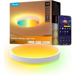 Govee H60A6 Smart Ceiling Light Pro 15" Wi-Fi + BT, RGBICWW, 4300 lm (H60A6C01)