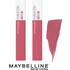 Maybelline SuperStay Matte Ink 015 Lover Set Long Lasting Liquid Κραγιόν 2x5ml