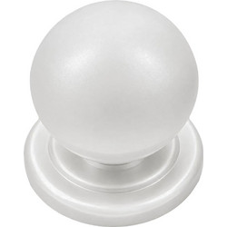 Μπούλ Eξώθυρας Import Hellas Λευκό Ματ (7cm) Β-01