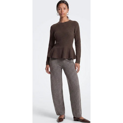 Only Clara Barrol Pant Παντελόνι Καφέ 15375148