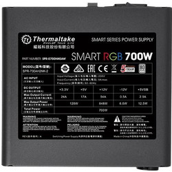 Thermaltake Smart RGB power supply unit 700 W 20+4 pin ATX ATX Black