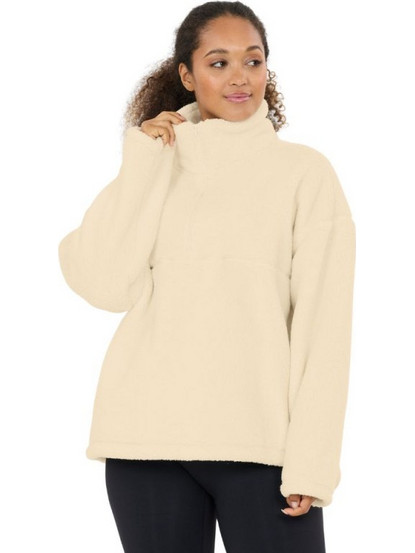 ATHLECIA Norika Γυναικεία Μακρυμάνικη Μπλούζα Polar Fleece - ΛΕΥΚΟ, Μέγεθος XS, Χρώμα ΛΕΥΚΟ