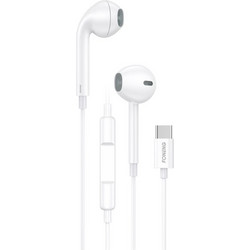 Foneng T15 Handsfree Earbud USB-C White