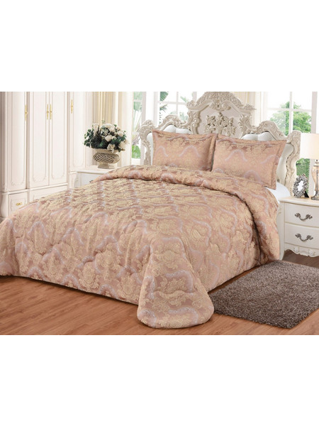 Σετ Πάπλωμα King Size 250x240cm SATIN JACQUARD Classico Pink