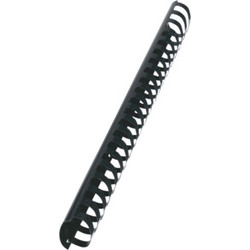 ΣΠΙΡΑΛ ΠΛΑΣΤΙΚΑ 45mm - 50τεμ 390φ OVAL BLACK