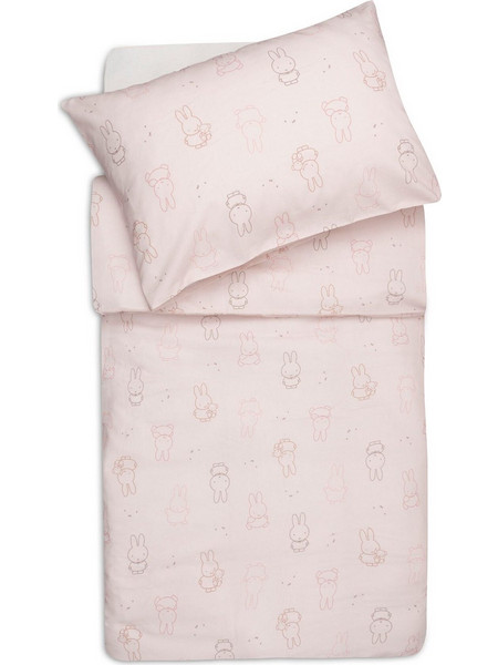 Jollein Duvet Cover Set - Miffy Moments - Silk Rose / 100x140cm 003-005-68204