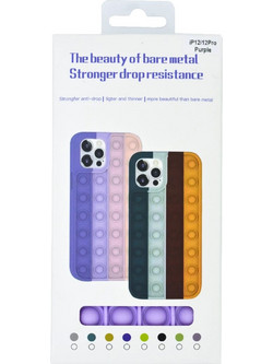 Ancus Pop It Back Cover Purple (iPhone 12 / 12 Pro)