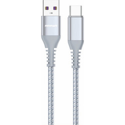 Amaya ACD-C79 Καλώδιο USB-A to Lightning Cable 1m Silver