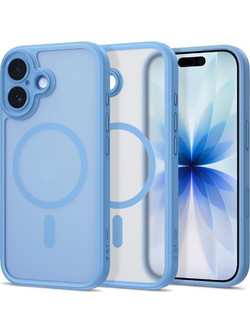 Tech-Protect MagPeak MagSafe CC Θήκη iPhone 17 Matte Mist Blue