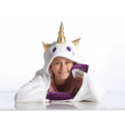 KANGURU Unicorn blanket, Hooded cape with paw gloves - LAVATELLI
