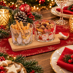 ΕΤΑΖΈΡΕΣ & ΟΡΝΤΕΒΙΈΡΕΣ SERVING SET EH 3PCS ON BAMBOO TRA 278000780