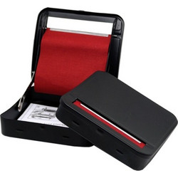 Μηχανή στριφτού TOBACCO CIGARETTE ROLLING STRONG BOX 70mm BLACK (ταμπακιέρα) 13184