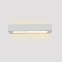 Inlight Επιτοίχιο Φωτιστικό Γύψινο Λευκό 3xE14 - 45 cm (43049-A-White)