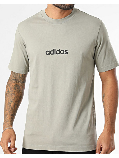 ADIDAS M LIN SJ T KF2394-SILPEB/BLACK Khaki