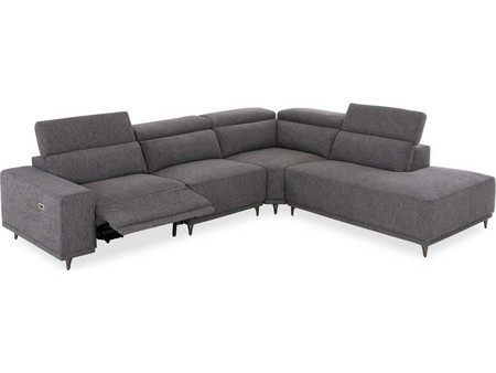 B2BMarkt Lunaris Γωνιακός Καναπές Δεξιά Γωνία Γκρι 307x267x94Yεκ HM3316.01R