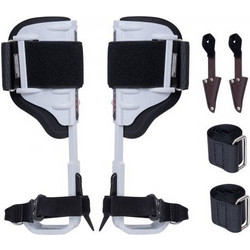 VEVOR Tree Climbing Spikes, 1 Pair Aluminum Climbing Spurs, 350lbs Load Capacity Tree Climbing Gear with Straps and Spike Protectors, Arborist Equipment for Climbers, Hunting, Fruit Picking, White