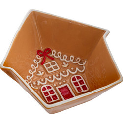 ΚΑΦΕ ΚΕΡΑΜΙΚΟ ΜΠΩΛ ΣΕ ΣΧΗΜΑ ΣΠΙΤΙ GINGERBREAD 14X14X5 EK (94107)