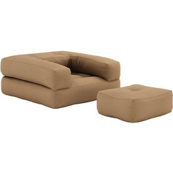 Πολυθρόνα-Κρεβάτι Futon CUBE - Karup - 755 Mocca
